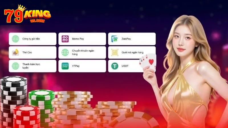 Các phương thức thanh toán đa dạng giúp người chơi dễ dàng lựa chọn khi giao dịch.
